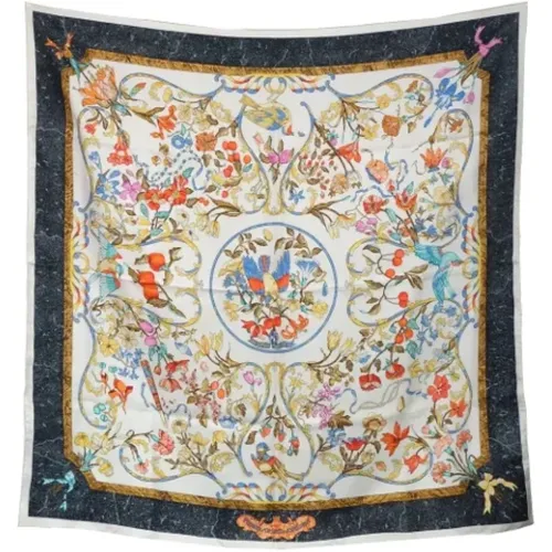 Pre-owned Silk scarves , female, Sizes: ONE SIZE - Hermès Vintage - Modalova