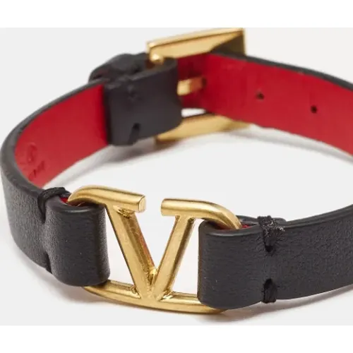 Pre-owned Leather bracelets , female, Sizes: ONE SIZE - Valentino Vintage - Modalova