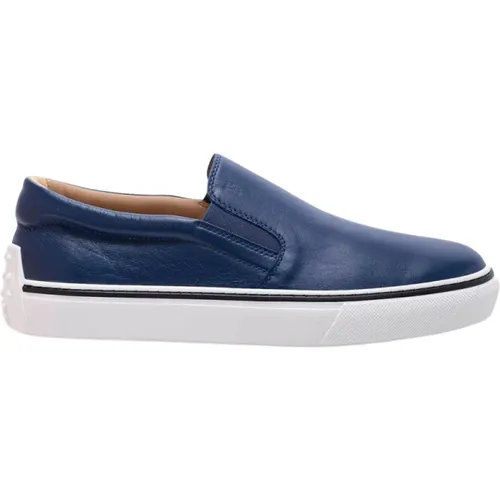 Nappa Elastic Moccasin Shoes , male, Sizes: 9 1/2 UK - TOD'S - Modalova