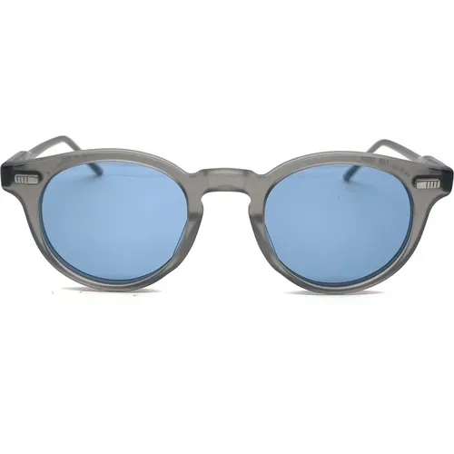 Graue Sonnenbrille für Herren , Herren, Größe: 45 MM - Thom Browne - Modalova