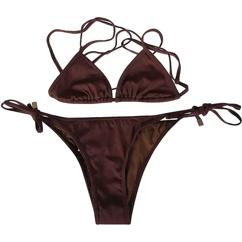 Stylish Bikini for Beach Lovers , female, Sizes: M, L - The Attico - Modalova
