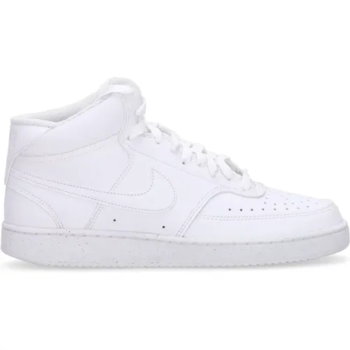 Leather Sneaker with Embroidered Logo , male, Sizes: 11 UK, 9 UK, 12 UK, 5 UK, 8 1/2 UK, 13 UK, 10 UK, 4 1/2 UK, 10 1/2 UK, 8 UK, 13 1/2 UK - Nike - Modalova