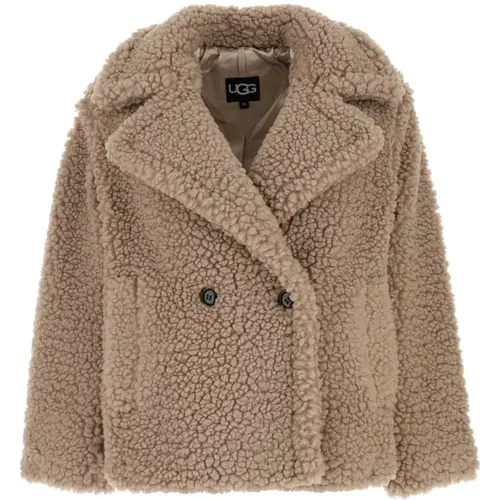 Teddy Gertrude Cappuccino Mantel , Damen, Größe: XS - Ugg - Modalova