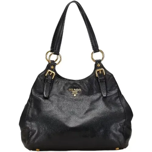 Pre-owned Leather prada-bags , female, Sizes: ONE SIZE - Prada Vintage - Modalova