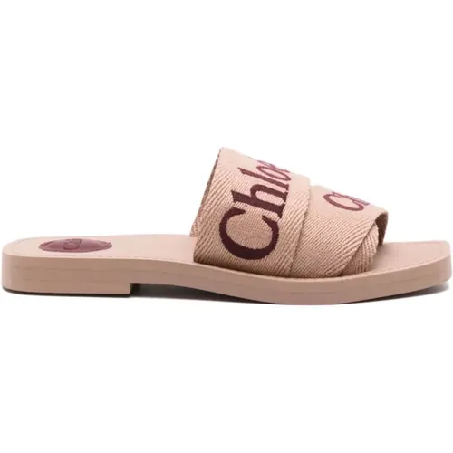 Bestickte Multi-Way Strap Sandalen , Damen, Größe: 35 EU - Chloé - Modalova