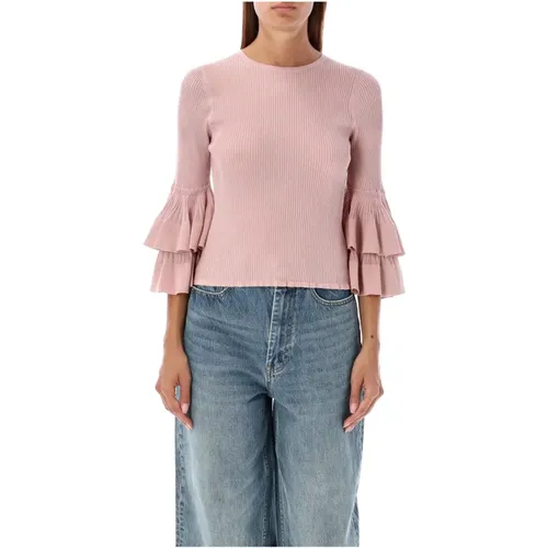 Ruffle Knitwear Aw24 , female, Sizes: S, M - Zimmermann - Modalova