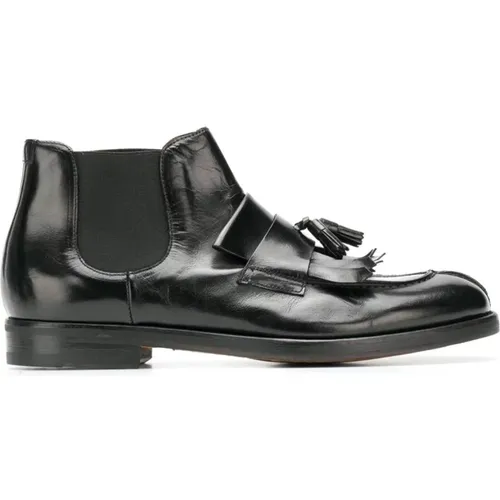 Work Shoes, Upgrade Your Business Attire with Polacchinoero , male, Sizes: 7 1/2 UK, 8 1/2 UK - Doucal's - Modalova