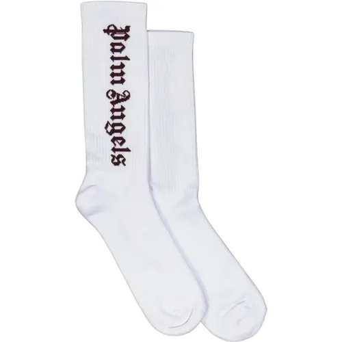 Logo Lange Socken , Herren, Größe: S/M - Palm Angels - Modalova