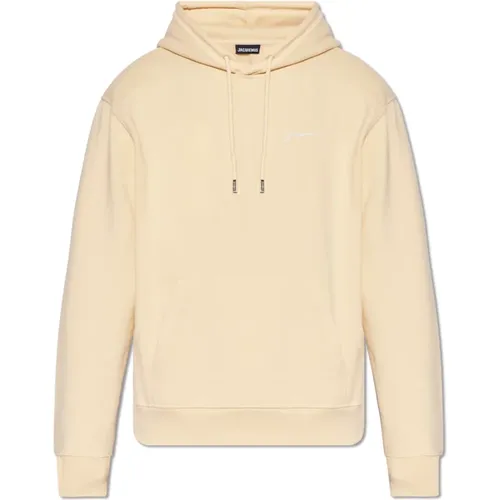 Brode hoodie with logo , Herren, Größe: S - Jacquemus - Modalova