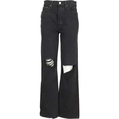 Vintage High Rise Loose Jeans , Damen, Größe: W25 - Re/Done - Modalova