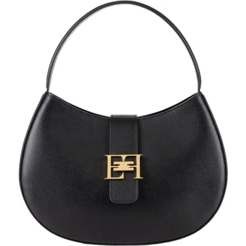Chic Leather Handbag , female, Sizes: ONE SIZE - Elisabetta Franchi - Modalova