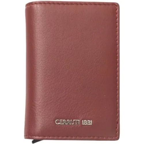 Rotes Leder Portemonnaie Eleganter Stil - Cerruti 1881 - Modalova