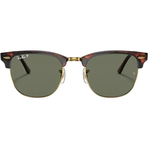 Rb3016 Sonnenbrille Clubmaster Classic Polarisiert , Damen, Größe: 51 MM - Ray-Ban - Modalova