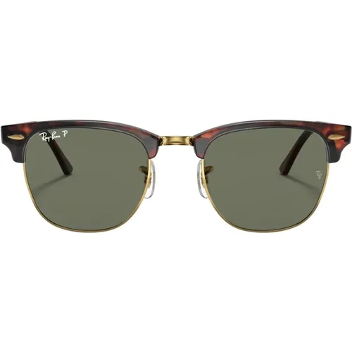 Rb3016 Sonnenbrille Clubmaster Classic Polarisiert , Damen, Größe: 55 MM - Ray-Ban - Modalova