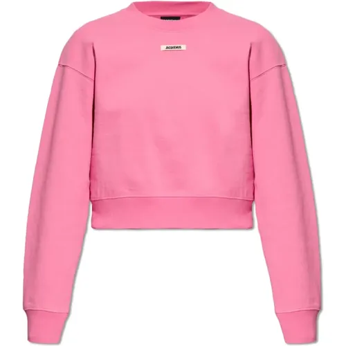 Baumwoll-Sweatshirt , Damen, Größe: XS - Jacquemus - Modalova