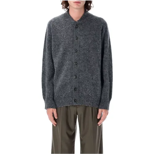 Woll-Cardigan Four Eyes Strickwaren Aw24 , Herren, Größe: XL - Howlin' - Modalova