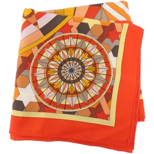 Pre-owned Silk scarves , female, Sizes: ONE SIZE - Hermès Vintage - Modalova