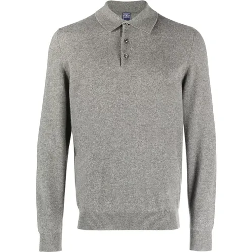 Luxuriöses Cashmere Polo Shirt , Herren, Größe: 3XL - Fedeli - Modalova