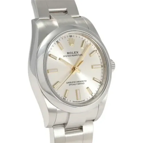 Pre-owned Stainless Steel watches , male, Sizes: ONE SIZE - Rolex Vintage - Modalova