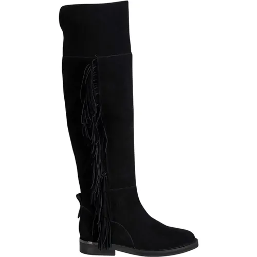 Flacher Stiefel hoher Schaft - Alma en Pena - Modalova