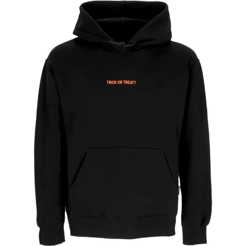 Schwarzer Hoodie mit Rippenmuster , Herren, Größe: XS - Propaganda - Modalova