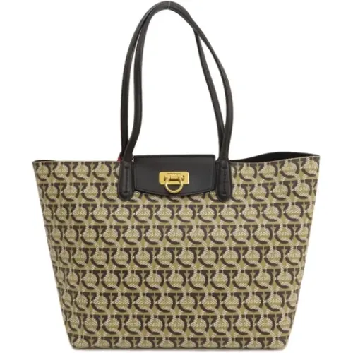 Pre-owned Fabric totes , female, Sizes: ONE SIZE - Salvatore Ferragamo Pre-owned - Modalova