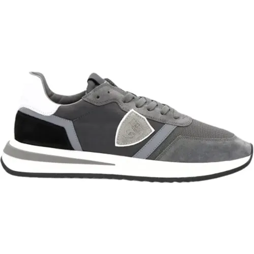 Anthrazit Tropez 2.1 Low Top Sneakers , Herren, Größe: 41 EU - Philippe Model - Modalova