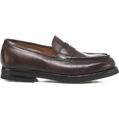 Leather Loafers , male, Sizes: 8 UK, 7 UK, 9 UK - Green George - Modalova