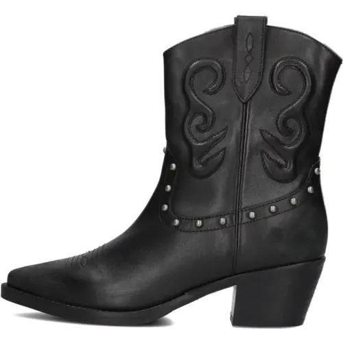 Schwarze Cowboy Boots Viv 1-A , Damen, Größe: 36 EU - Goosecraft - Modalova