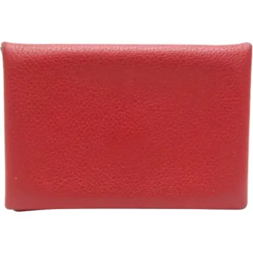 Pre-owned Leather wallets , female, Sizes: ONE SIZE - Hermès Vintage - Modalova