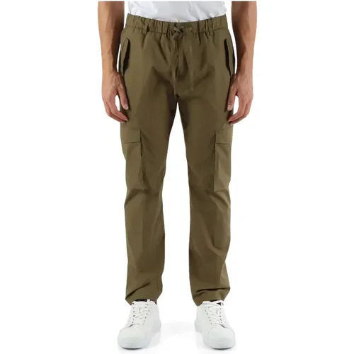 Cargo pants in stretch cotton , male, Sizes: XS, L, XL, M, 2XL, S - Daniele Alessandrini - Modalova