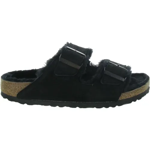 Shearling Arizona Sandalen , Herren, Größe: 38 EU - Birkenstock - Modalova