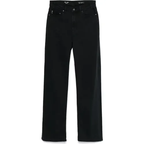 Schwarze Wide Leg Denim Jeans , Damen, Größe: W25 - adriano goldschmied - Modalova