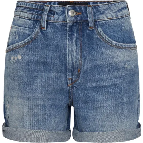 Women`s Denim Shorts with Trendy Touch , female, Sizes: W27, W28, W26 - drykorn - Modalova