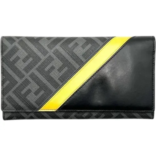 Pre-owned Leather wallets , male, Sizes: ONE SIZE - Fendi Vintage - Modalova