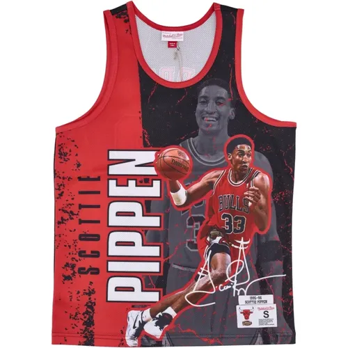 Chicago Bulls Tank Top Scottie Pippen , Herren, Größe: XL - Mitchell & Ness - Modalova