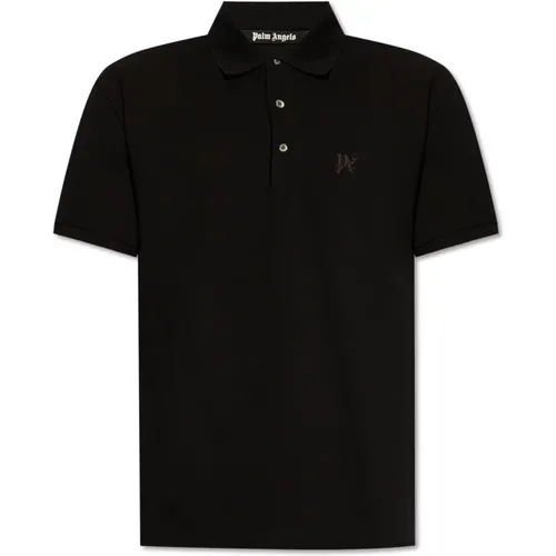 Poloshirt mit Logo , Herren, Größe: 2XL - Palm Angels - Modalova