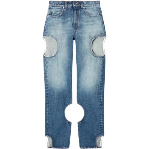 Loose-fit Jeans , Damen, Größe: W25 - Off White - Modalova