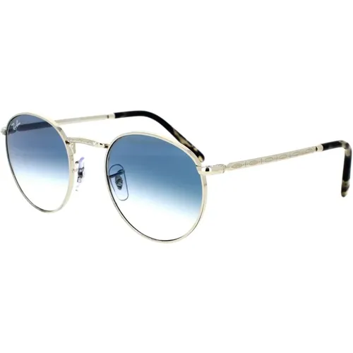 Runde Sonnenbrille Rb3637 Blau Verlauf , unisex, Größe: 50 MM - Ray-Ban - Modalova