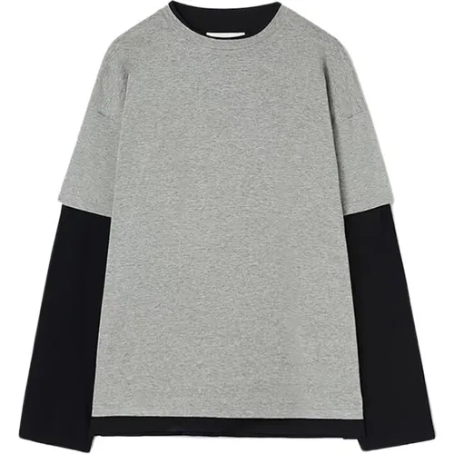 Long Sleeve T-Shirt , male, Sizes: L, M - Jil Sander - Modalova