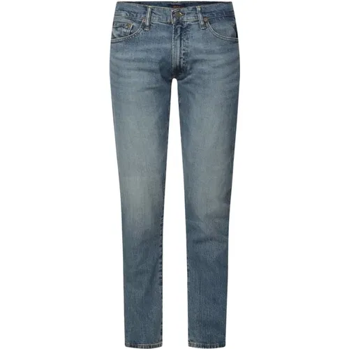 Slim-fit Stretch Jeans, 5T Design , male, Sizes: W36, W38, W40 - Ralph Lauren - Modalova