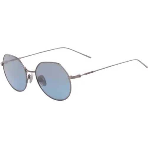 Gunmetal Blue Sunglasses Ck18111S-008 , unisex, Sizes: 51 MM - Calvin Klein - Modalova