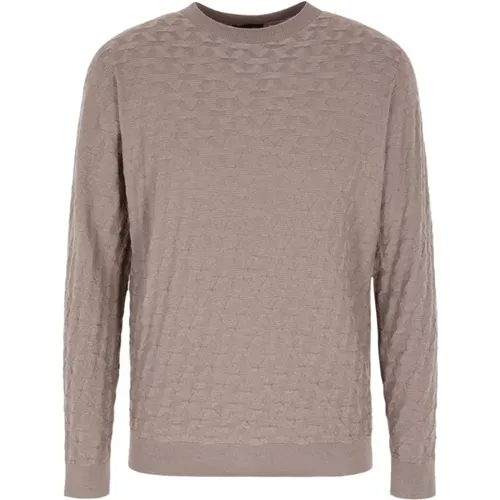 Sweater , male, Sizes: 2XL, M, 3XL, 4XL - Giorgio Armani - Modalova