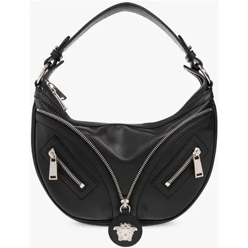 ‘Repeat Small’ shoulder bag , female, Sizes: ONE SIZE - Versace - Modalova