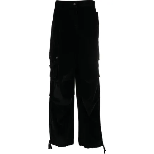Cargo Trousers , female, Sizes: XS, 3XS - Msgm - Modalova