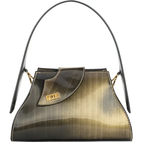 Plain Handbag with Detachable Strap , female, Sizes: ONE SIZE - Gcds - Modalova