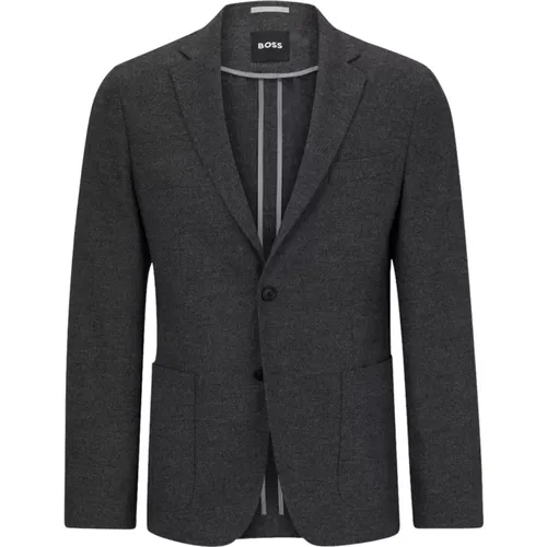 Slim Fit Performance-Stretch Jacket , male, Sizes: M, L, 3XL, XL - Hugo Boss - Modalova