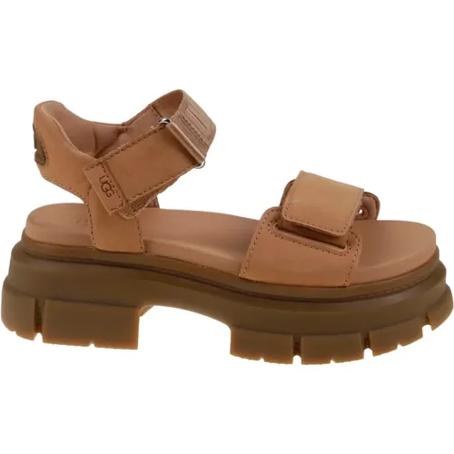 Camel Suede Ankle Sandal , female, Sizes: 8 UK - Ugg - Modalova