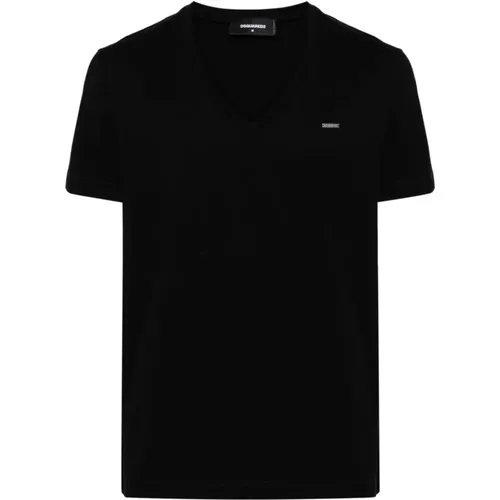 Schwarzes Cool Fit T-Shirt,Cool Fit T-Shirt - Dsquared2 - Modalova