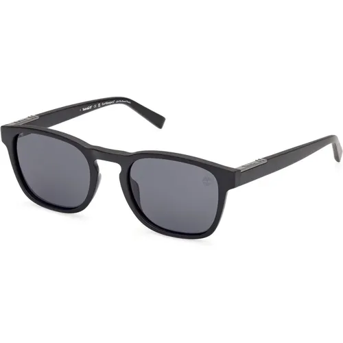 Runde Sonnenbrille mit polarisierten Gläsern , Herren, Größe: 52 MM - Timberland - Modalova